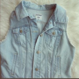 Old Navy Denim Vest Jacket